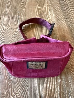 Burgundy Mini Waist Bag Fanny pack
